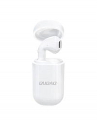 Беспроводная Bluetooth гарнитура DUDAO U10S с зарядным модулем, белый